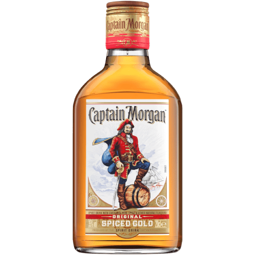 Ромовий напій Captain Morgan Spiced Gold 0.2л