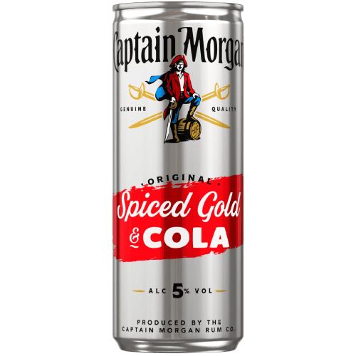 Напій слабоалкогольний Captain Morgan Cola 0.25л